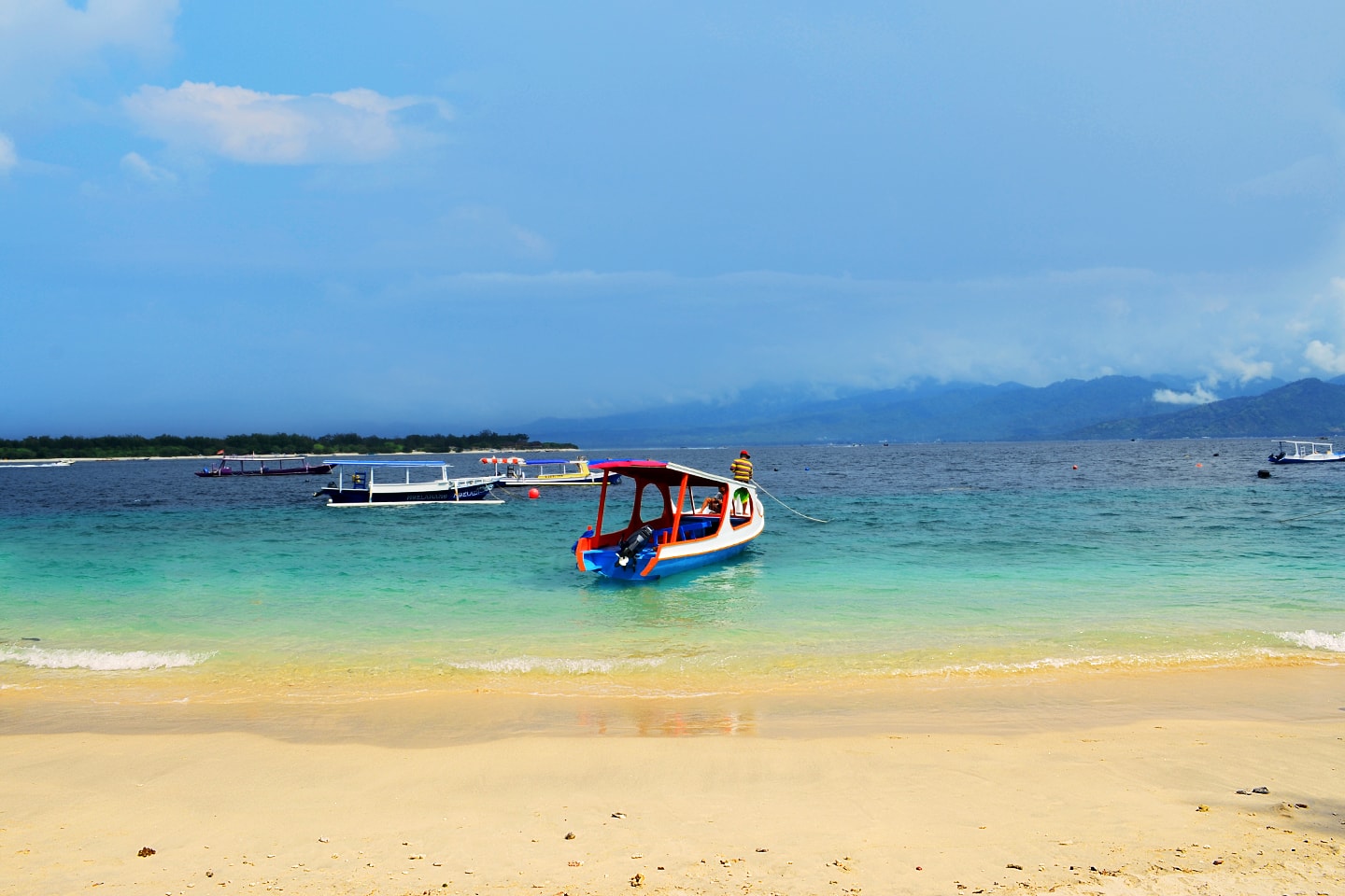 L'île de Gili Trawangan, Lombok - Indonésie