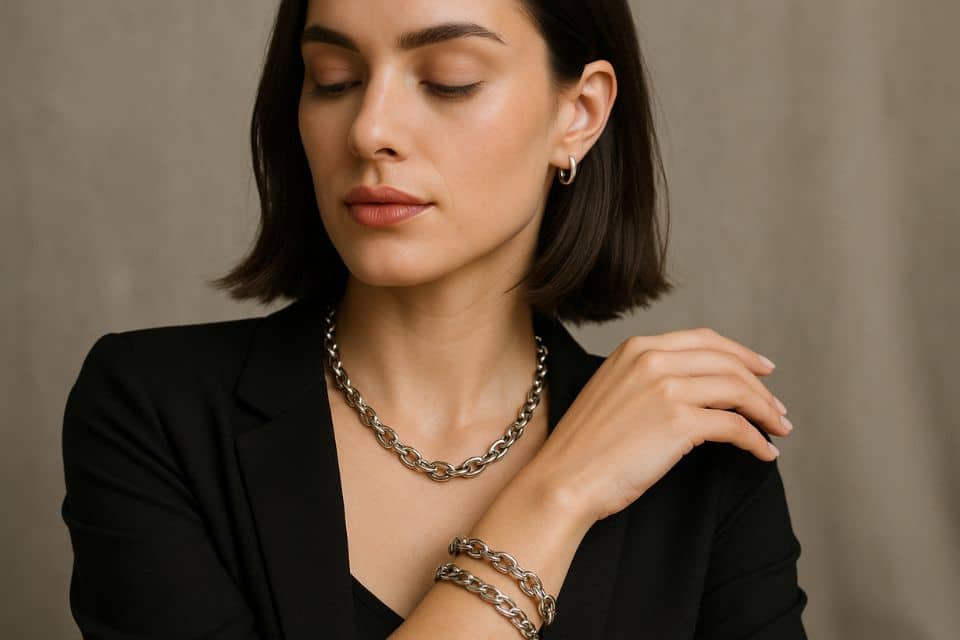 Les bijoux en acier inoxydable : la nouvelle tendance chic et accessible