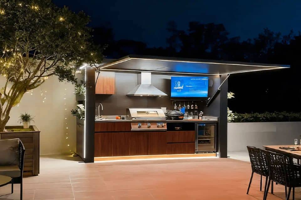 Quels sont les avantages d’une cuisine extérieure avec barbecue intégré ?