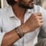 Bracelet en cuir, acier ou argent : quel style d’homme êtes-vous ?